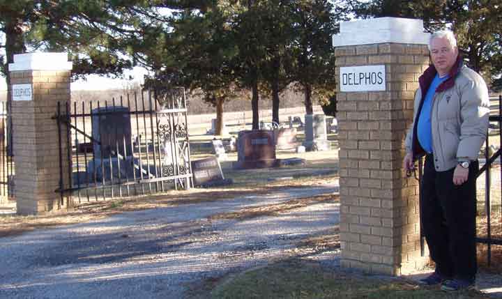 Ken at Delphos Cemetery